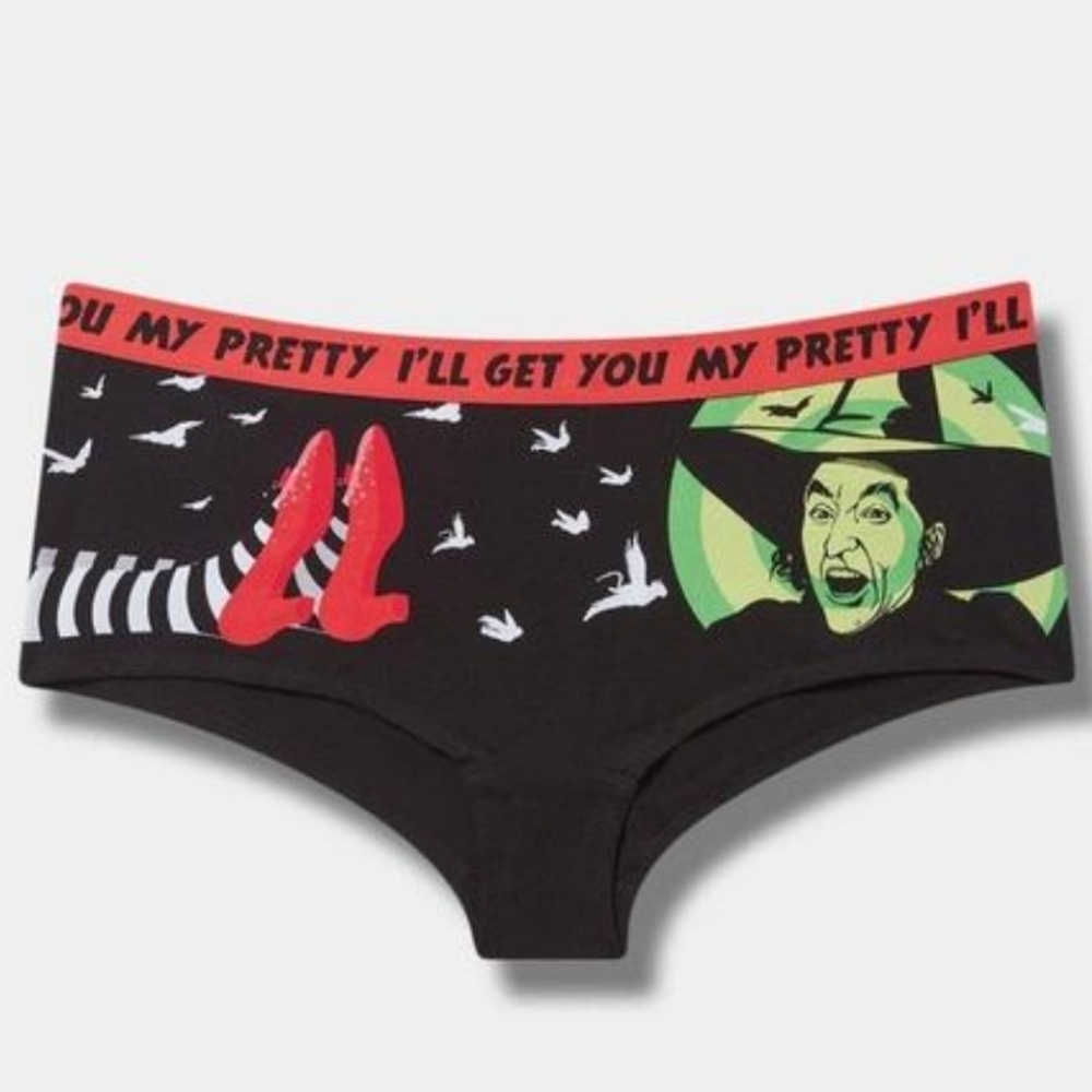 🆕️🧙♂️🧙♀️ WIZARD OF OZ MID-RISE COTTON BRIEF BOYSHORT PANTY🧙♀️🧙♂️